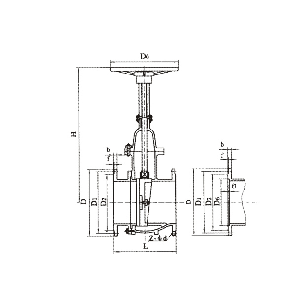 Slag gate valve