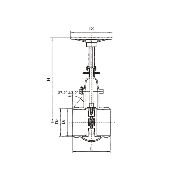 Water seal gate valve