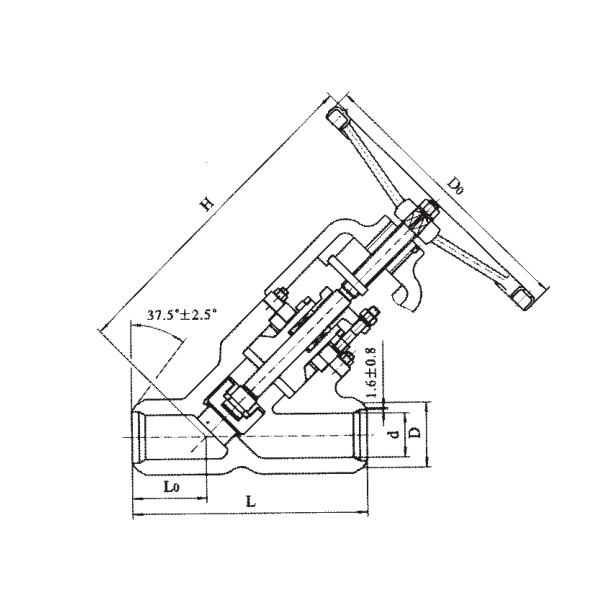 DC Butt Welding Globe Valve for Pound Power Station