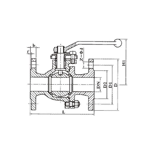 Metal seated float ball valv