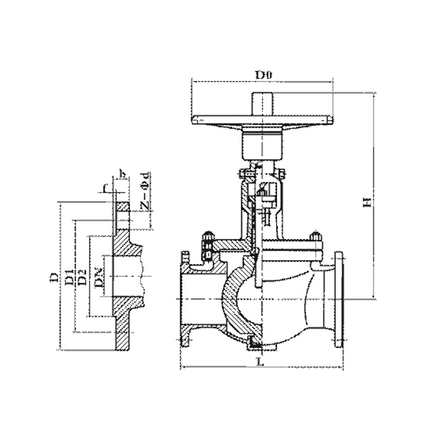 Flanged track ball valve