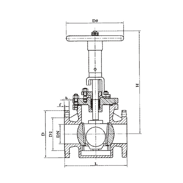 Hard sealed ball valve, non-friction, High-temperature and high-pressure