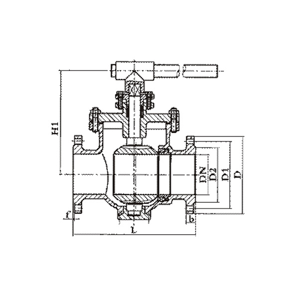 Eccentric ball valve