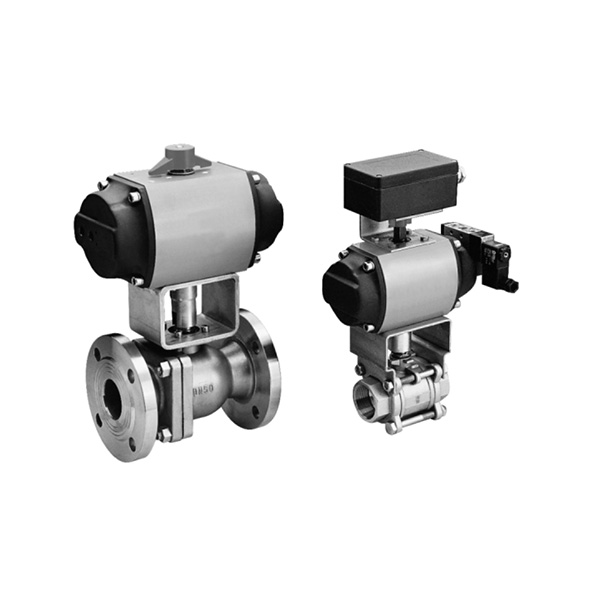 Miniature Pneumatic Type O Cut-off Ball Valve